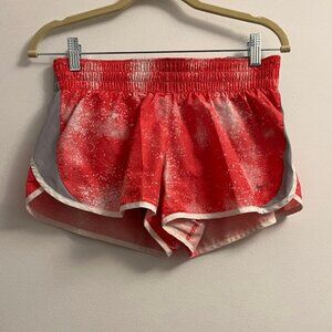 Nike Dry Fit Running Shorts, Pink speckle - Size M